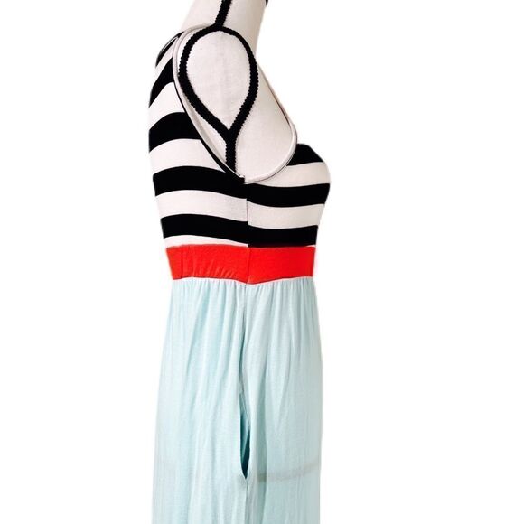 Color Block Pocket Maxi Dress NWOT - Picture 6 of 8